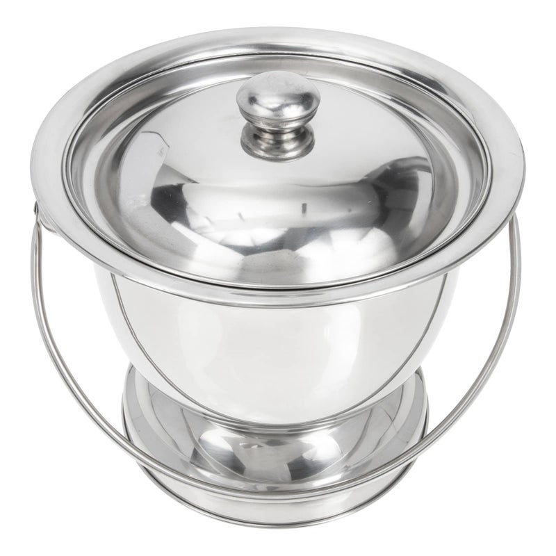 Stainless Steel Portable Urinal Pot with Handle Odor Blocking for Home Travel Easy Clean - Image 2
