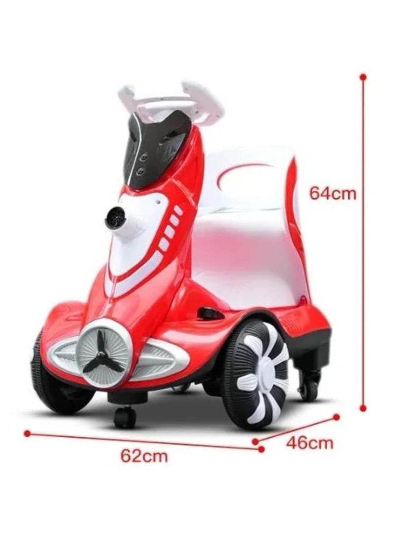 لعبة مرح  سيّارة كهربائية للأطفال مع فقاعات وأضواء LED – متعة كهربائية للأطفال - Image 2