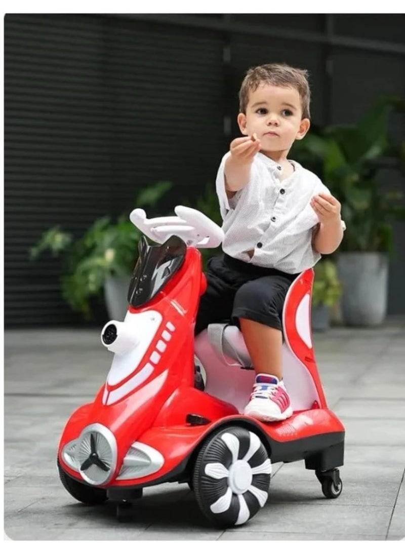 لعبة مرح  سيّارة كهربائية للأطفال مع فقاعات وأضواء LED – متعة كهربائية للأطفال - Image 1