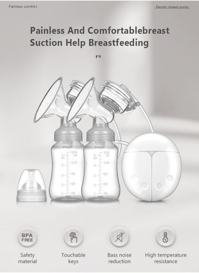 kiddoz Bb15 Electric Breast Pump 150Ml Baby Bottle In Pink  - Image 5