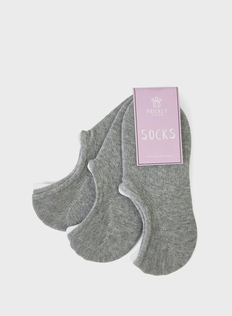 Prickly Pear 3 Pack Ankle Socks