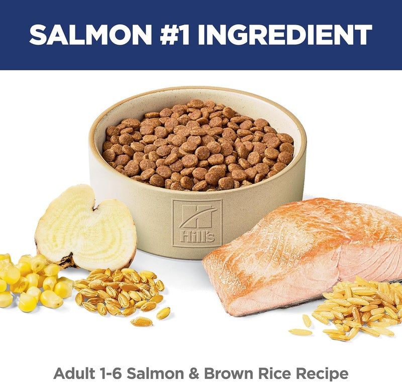 Hills Science Diet Adult 16 Adult 16 Premium Nutrition Dry Cat Food Salmon  Brown Rice 35 lb Bag - Image 3