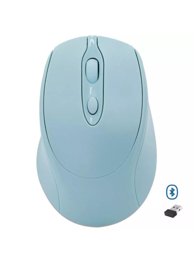 نينغشي ماوس لاسلكي M256 ثنائي الوضع، مزود بخاصية النقر الصامت بتقنية البلوتوث - مستشعر بصري بدقة 1200 نقطة في البوصة، قابل لإعادة الشحن بمنفذ USB C - Image 1