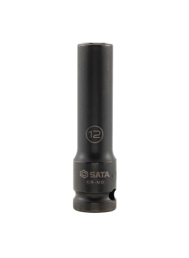 Sata SATA GL34411T 1/2'' Drive 6 Point Thin Wall Impact Deep Socket 18mm  - Image 1