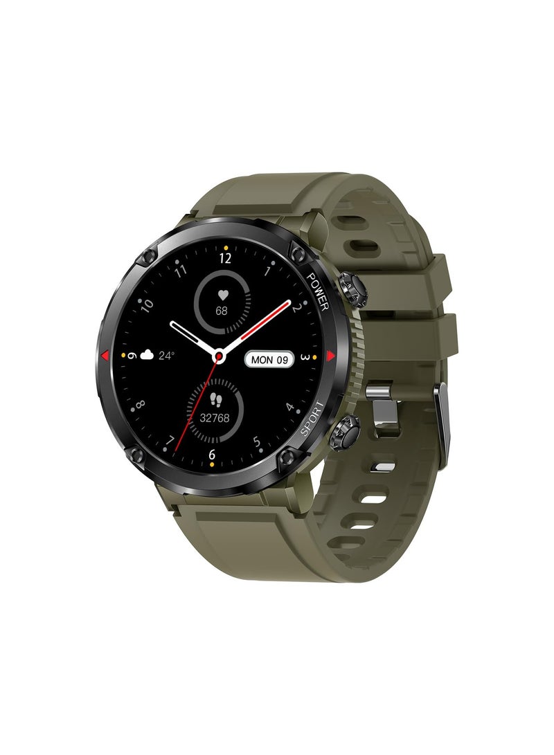 Fire-Boltt Armour, Sporty Rugged Outdoor Smart Watch with a 1.6" High-Resolution HD Display, Shockproof Metal Body, Bluetooth Calling 600 mAh Battery