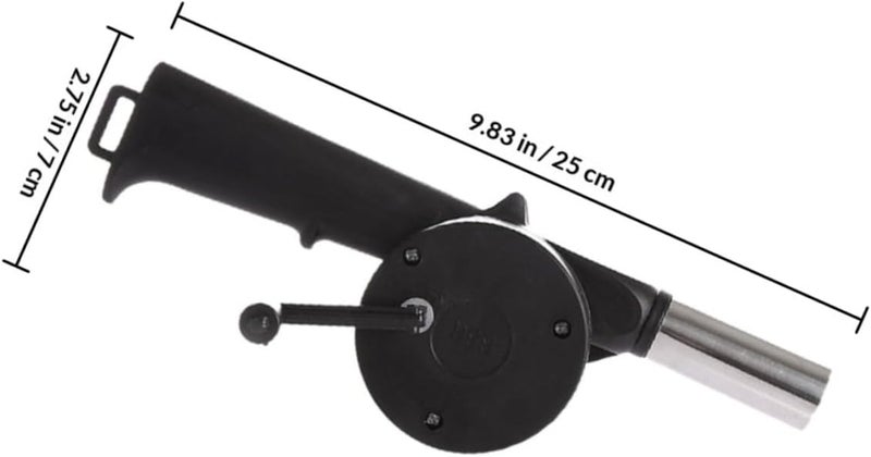 4pcs Hand Crank Blower for Camping Fire Bbq Fan Portable Outdoor Barbecue Blowing Tool Handheld Fire Starter - Image 2
