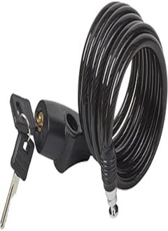 Master Lock Master Lock Bike Lock Cable [Key] [1.8 m Coiling Cable] [Outdoor] 8126EURDPRO - Ideal for Bike, Electric Bike, Skateboards, Strollers, Lawnmowers and other Outdoor Equipments 