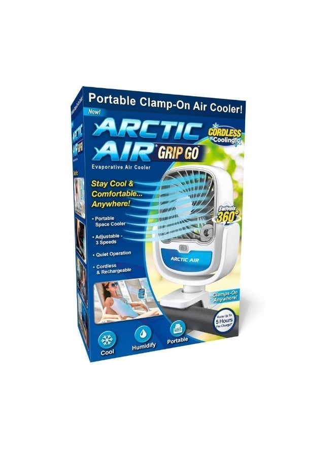 ARCTIC AIR مروحة تبريد محمولة قابلة لإعادة الشحن – مكيف هواء خفيف الوزن مع تحكم قابل للتعديل في تدفق الهواء - Image 3