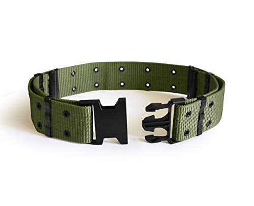 UltraKey Tactical Belt, Adjustable Security Military Heavy Duty Rescue Belt for Outdoor Sports and Hunting GreenV2 - Image 3