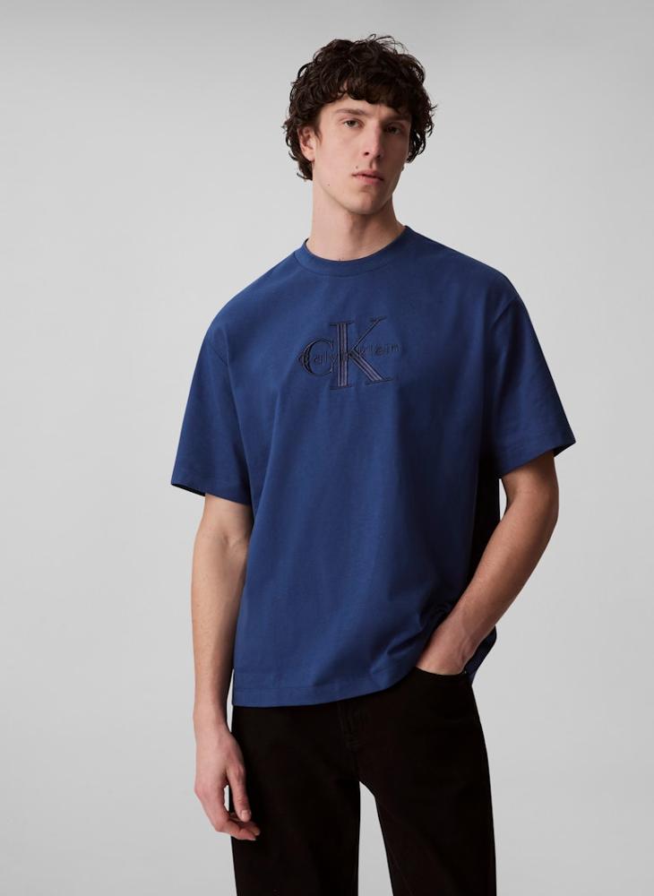 كالفن كلاين جينز تيشيرت قصير الأكمام - Image 1