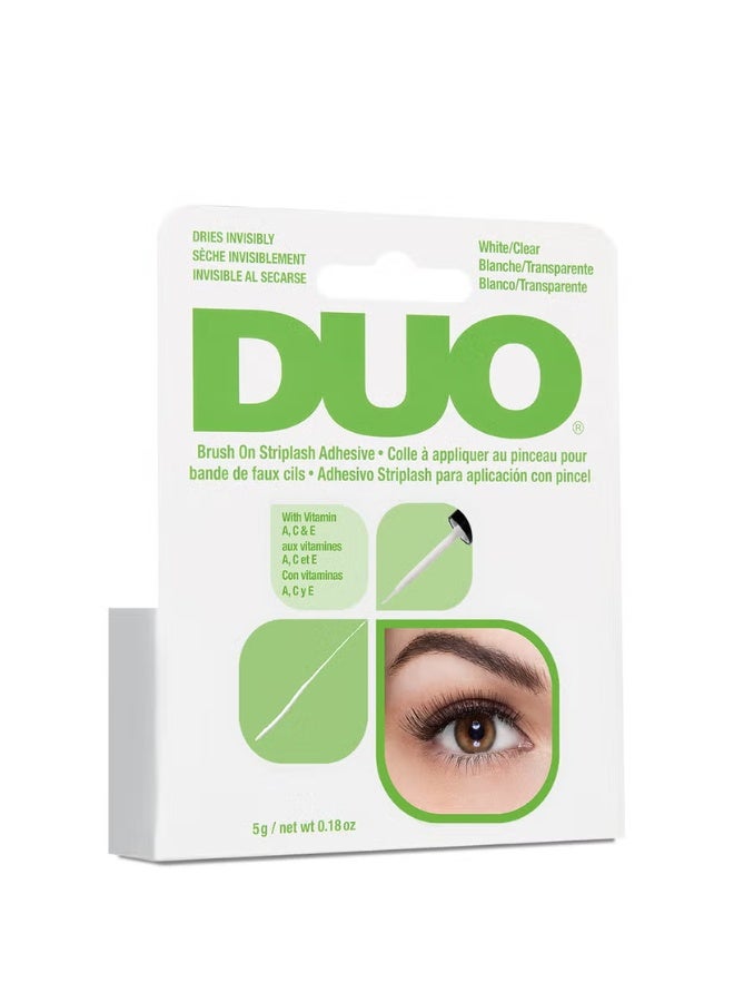 Duo Brush On Striplash Adhesive - White/Clear (5g) - Image 1
