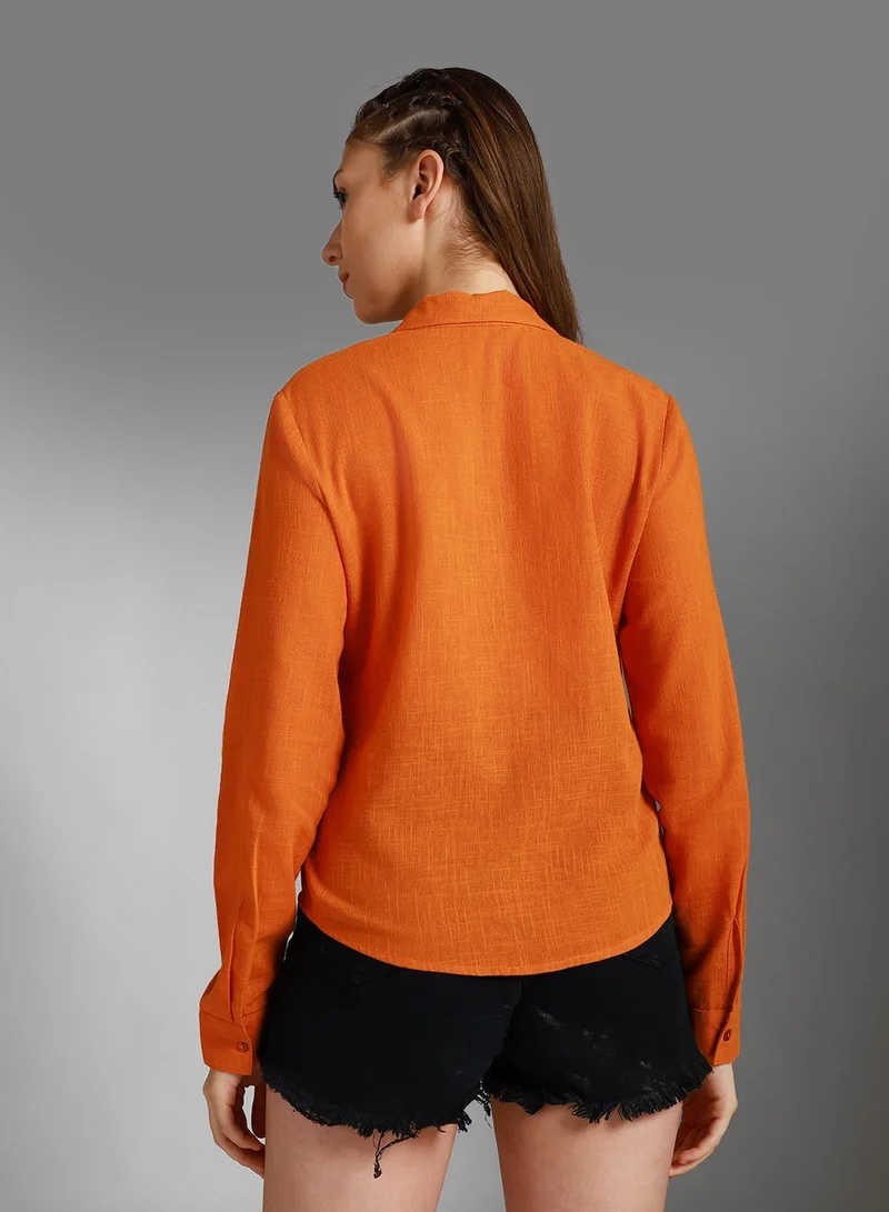 هاي ستار قميص نسائي برتقالي