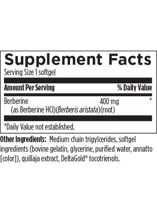 designs for health - Berbevail 400Mg Berberine Hcl (Hydrochloride) Supplement With Improved Absorption Highly Bioavailable Berberine Nongmo (60 Softgels) - Image 1