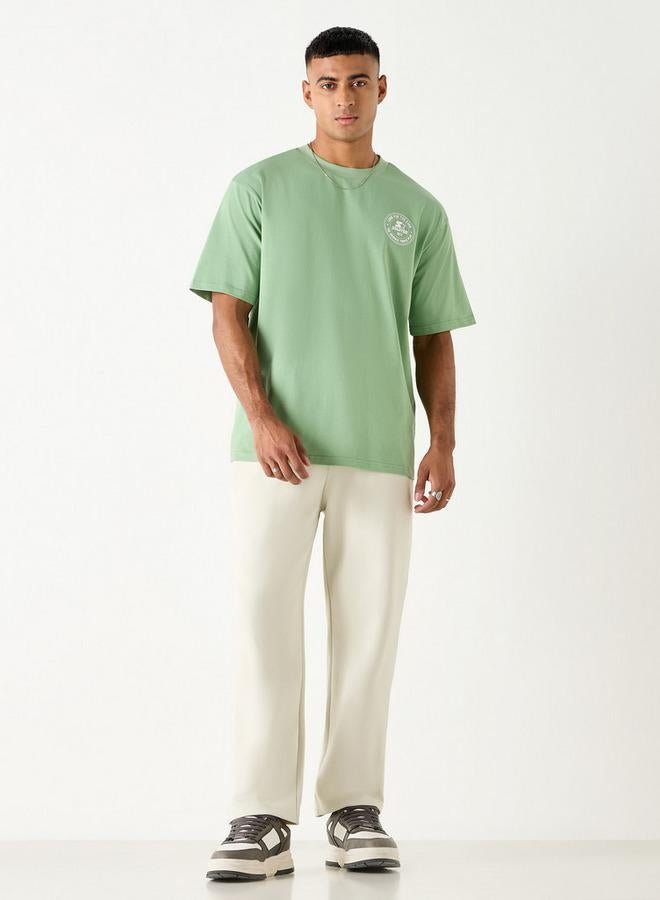 Starter Logo Print Crew Neck T-shirt with Short Sleeves - Image 2