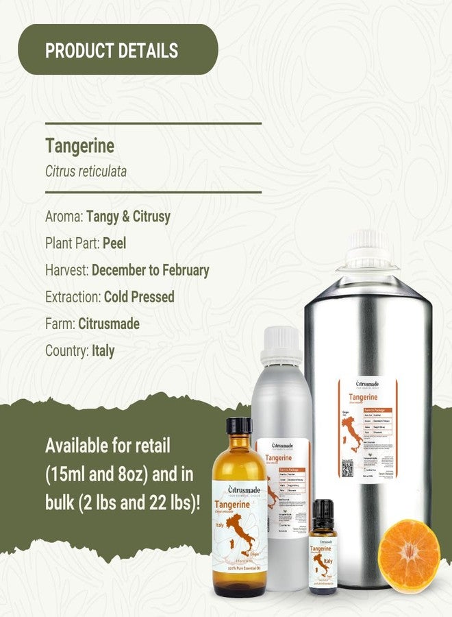Nature Packaged Tangerine Essential Oil - Direct from Citrusmade in Sicily, Italy - Essential Oils for Diffusers & Aromatherapy | 100% Pure Therapeutic Grade (15ml) - Image 5