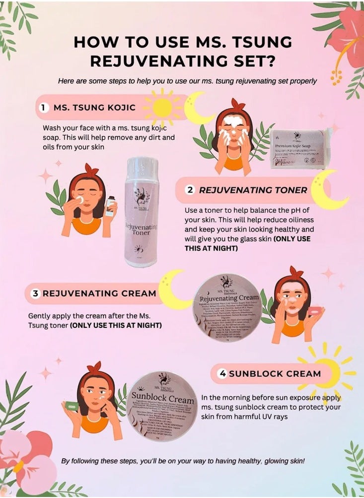 Ms Tsung Essentials DEMURE REJUVENATING SET  - Image 2