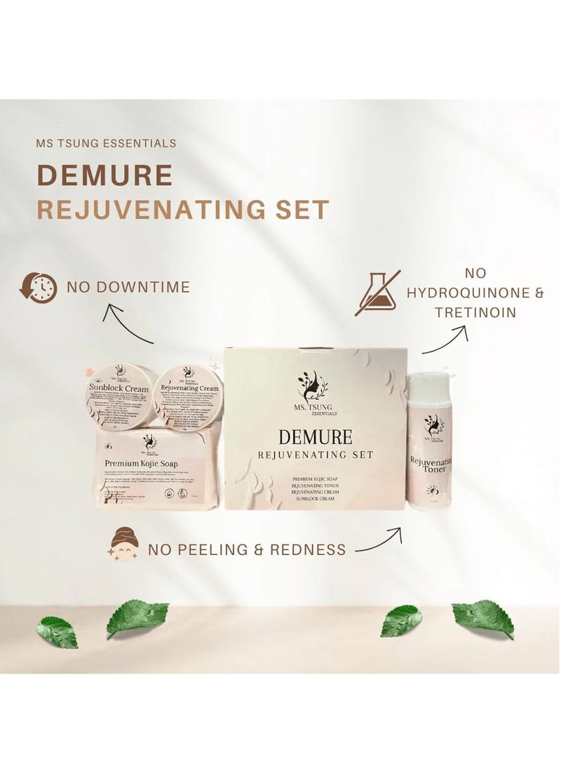 Ms Tsung Essentials DEMURE REJUVENATING SET  - Image 3