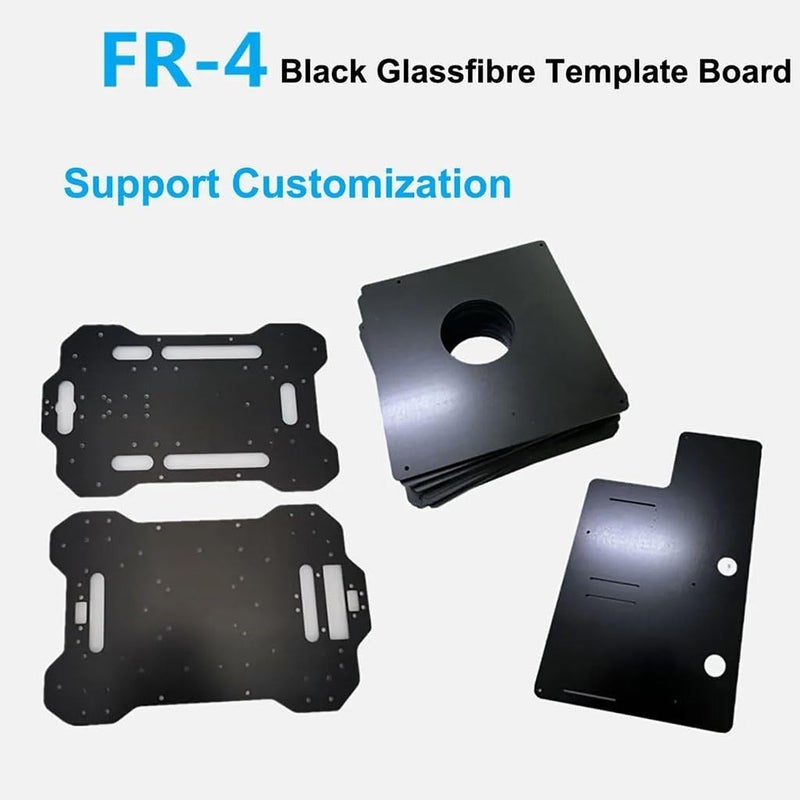 Fiberglass epoxy sheet, 1pcs FR4 Black Glassfibre Template Board Sheet 0.2~4mm Thick G10 Fibreglass Plate 3D Printer Removable Platform(1.5mm,330MM x 330MM) - Image 4