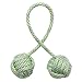 LXQQFUN Fidget Beads Skill Toys Fidget Toys Parachute Cord and Steel Beads Handmade Fidget Beads Beginners Worry Beads Portable EDC Leisure Toys Green - Image 3
