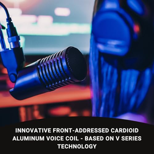 SE ELECTRONICS Dynacaster Dynamic Broadcast Microphone with Built-in Dynamite Pre-amp - Image 3