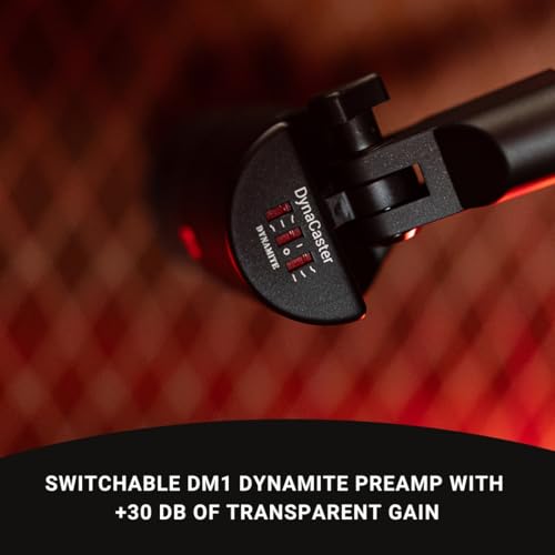 SE ELECTRONICS Dynacaster Dynamic Broadcast Microphone with Built-in Dynamite Pre-amp - Image 4
