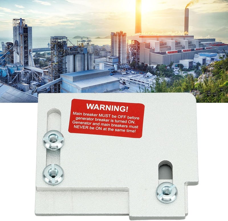 Aluminum Alloy Interlock Plate Generator Interlock Kit Ensures Spacing Between Breakers and Generator Power for Breaker - Image 2