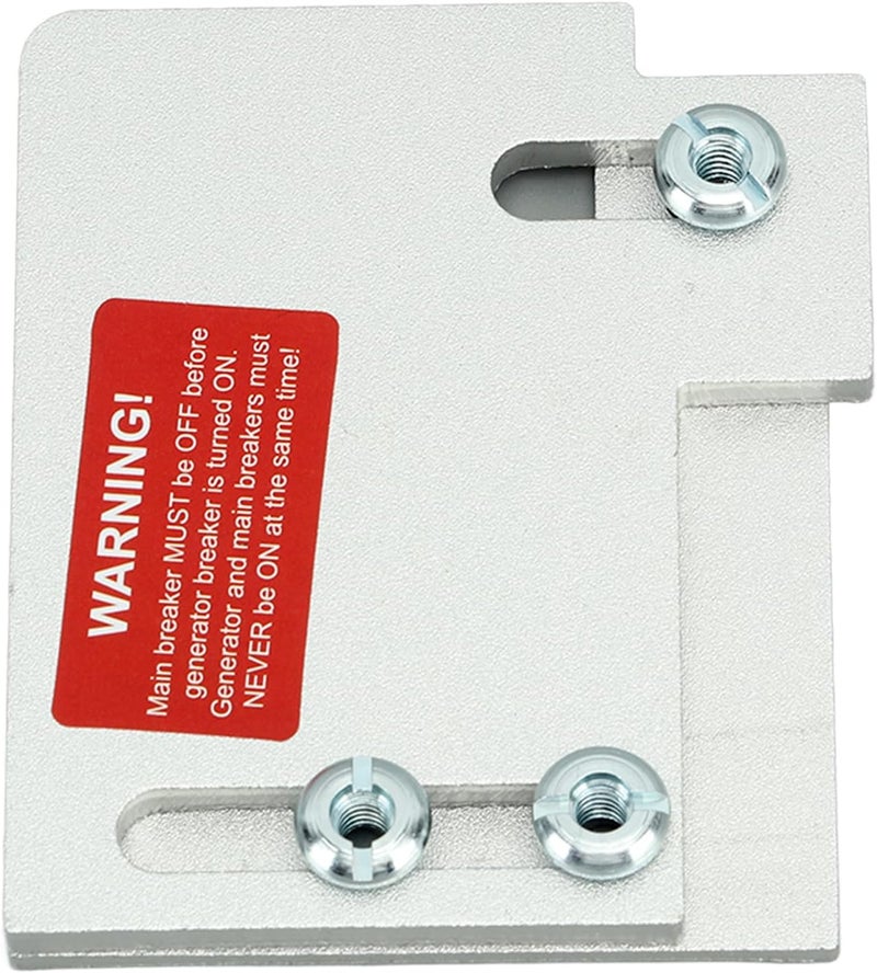 Aluminum Alloy Interlock Plate Generator Interlock Kit Ensures Spacing Between Breakers and Generator Power for Breaker - Image 4