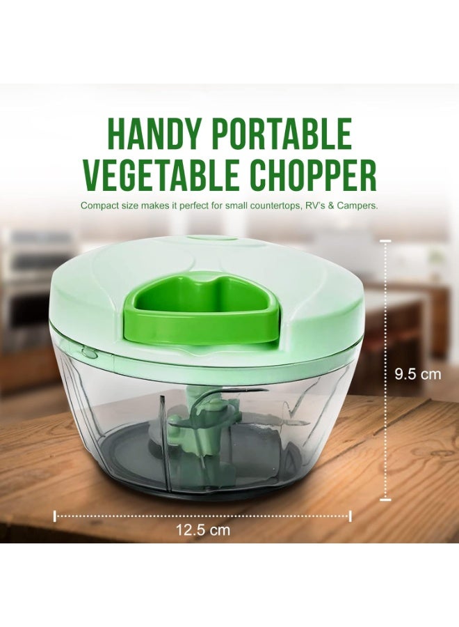 قاطعة سهلة الدوران - مفرمة طعام يدوية وقاطعة خضراوات (JX-606) - Image 2