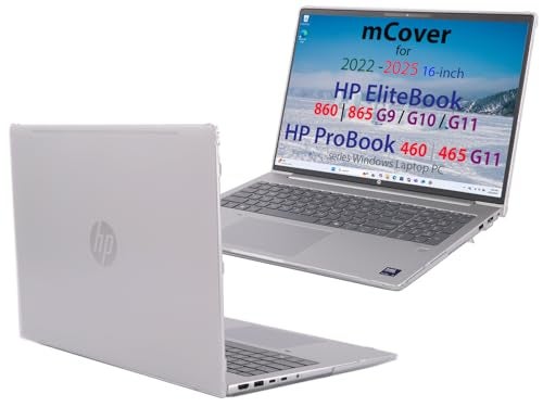 mCover Case Only Compatible for 20222025 16 HP ProBook 460 465 G11 EliteBook 860 865 G9 G10 G11 Series Windows Notebook PC Not for Other HP Models Clear - Image 1