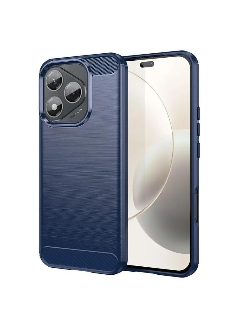 General - Case Compatible with Honor 400 Lite 5G, Soft TPU Carbon Fibre Textured Scratch and Shock Resistant Phone Case Slim Drop Resistant Rugged Bumper Cover - Image 1