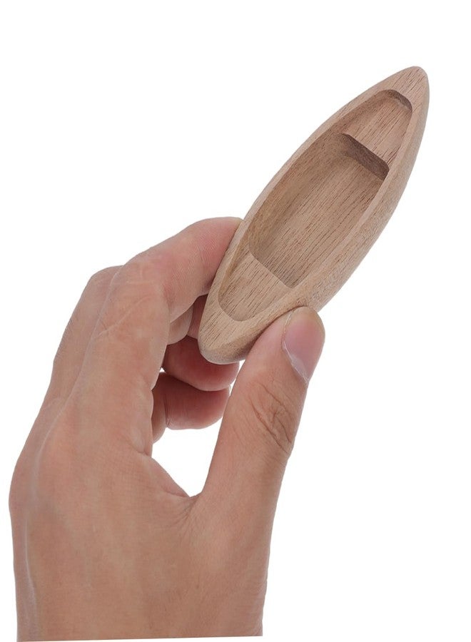 Yardenfun 3pcs Miniature Wooden Canoe Models Unique Kayak Ornament for Nautical Home Decor Elegant Tabletop Decoration for Micro Landscapes and Dollhouses - Image 4
