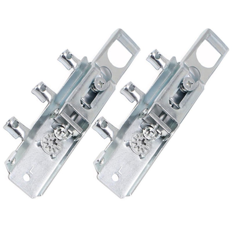 Adjustable Concealed Cabinet Door Hinges Heavy Duty Mounting Brackets 2pcs Set Left Right Installation - Image 2