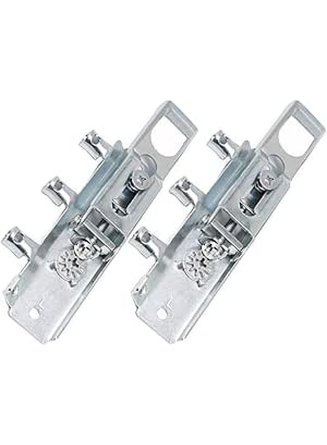 Adjustable Concealed Cabinet Door Hinges Heavy Duty Mounting Brackets 2pcs Set Left Right Installation - Image 1