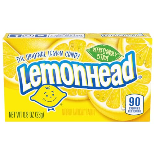 Lemonhead Hard Lemon Candy 08 Ounce Boxes Pack of 24 - Image 5
