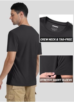 VUCATIN Men Women UPF 50+ Sun Protection Short Sleeve Tees for Summer Breathable and Quick-Drying Round Neck Clothing Sports Outdoor Sun Protection Short Sleeves T-Shirt  - Image 5