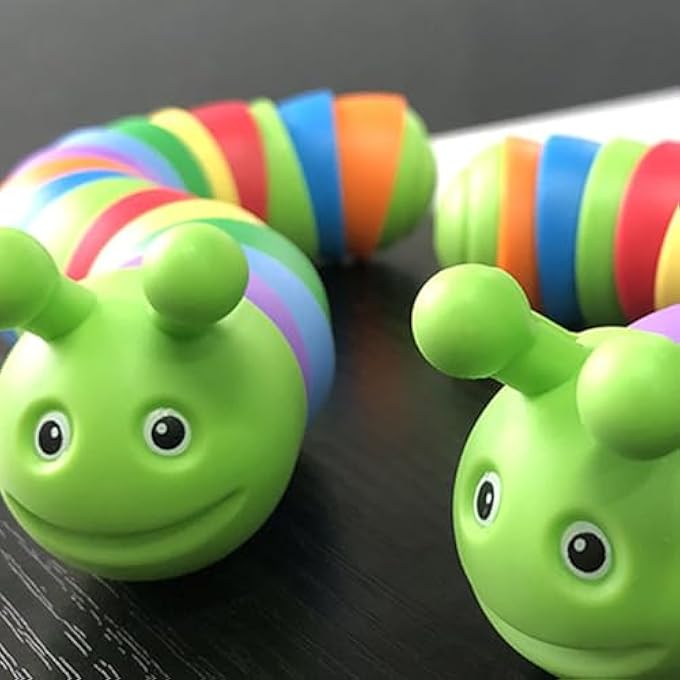 Nurnesy Decompressor Toy, Synthetic Resin Rainbow Toy Multifunctional for Relieving - Image 2