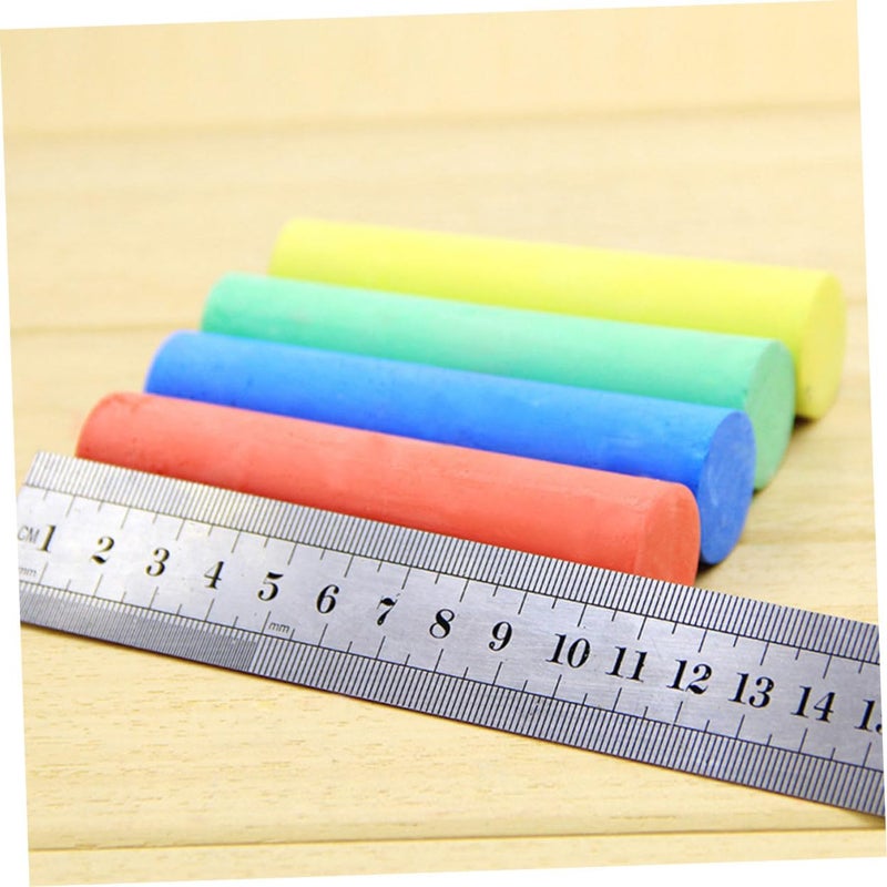 Jumbo Dust Chalk 20 Pack Non Toxic Washable Safe for Kids Blackboard Chalk Markers - Image 5
