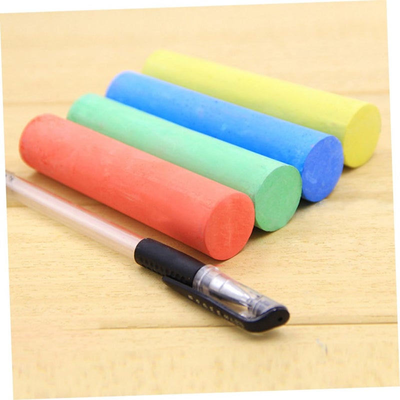 Jumbo Dust Chalk 20 Pack Non Toxic Washable Safe for Kids Blackboard Chalk Markers - Image 4