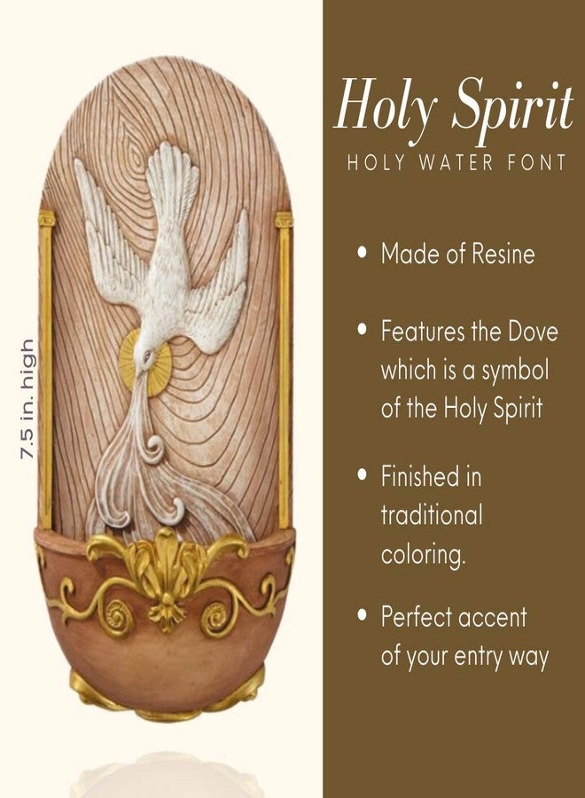 CB The Trinity Dove Holy Spirit Holy Water Font by CB - Image 2