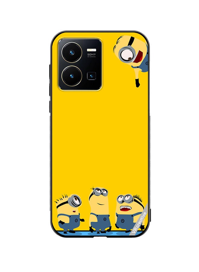 Protective Case Cover For Vivo Y35 Minions Design Multicolour