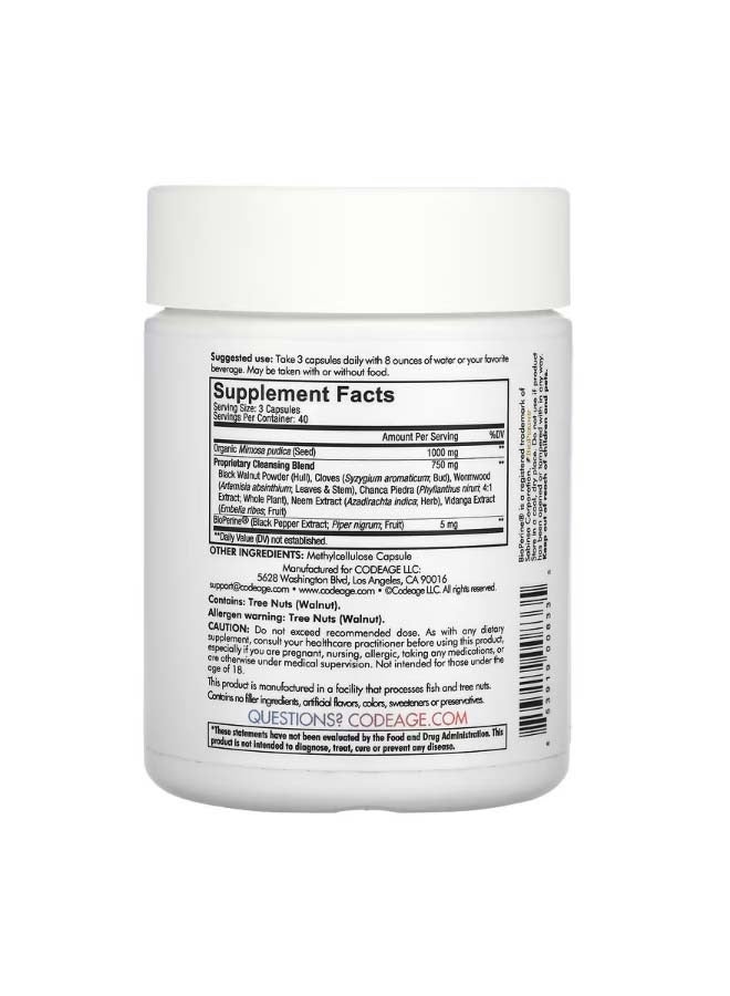 Codeage Mimosa Pudica Seed 120 Capsules - Image 2