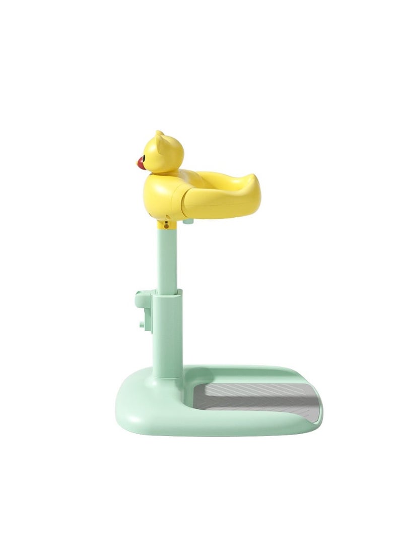 Adjustable Height Foldable Baby Bath Stand with Non-Slip Base – Bathing Support for Home & Daycare with cartoon character head design - Image 1