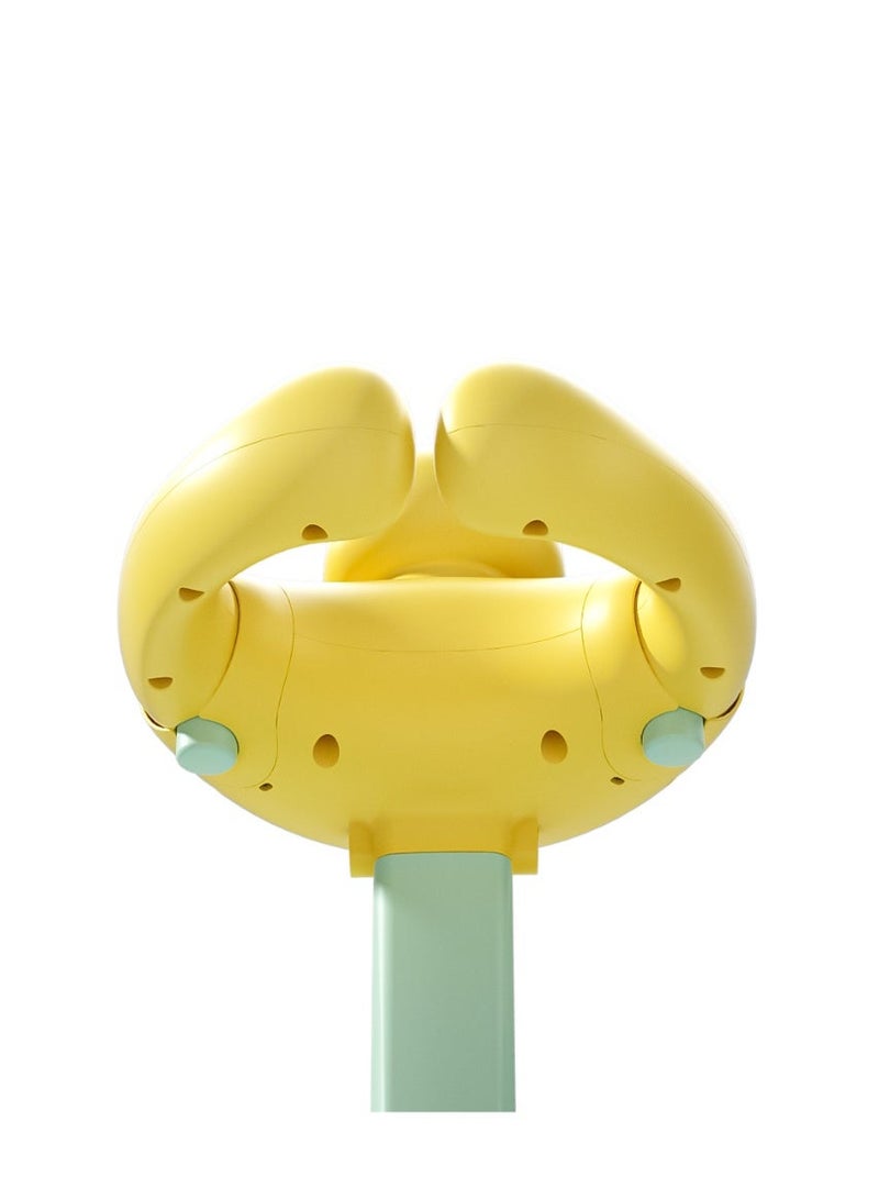 Adjustable Height Foldable Baby Bath Stand with Non-Slip Base – Bathing Support for Home & Daycare with cartoon character head design - Image 4