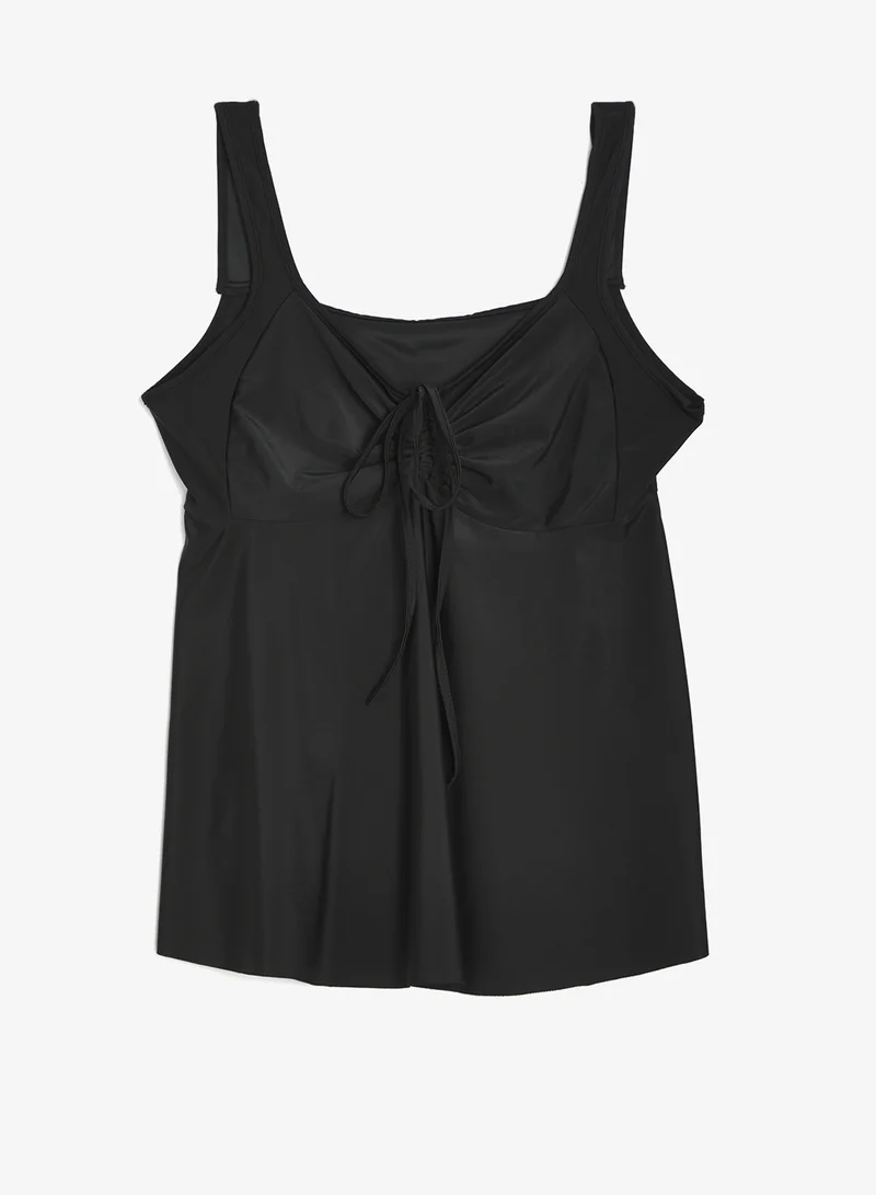 Ella Plus Ruched Top Swim Top & Short Set