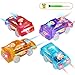 Save Unicorn Tracks Cars Replacement only Toy Cars for Most Tracks Glow in The Dark Car Track Accessories with 5 Flashing LED Lights Compatible with Most Car Tracks for Girls Boys and Kids4pack - Image 2