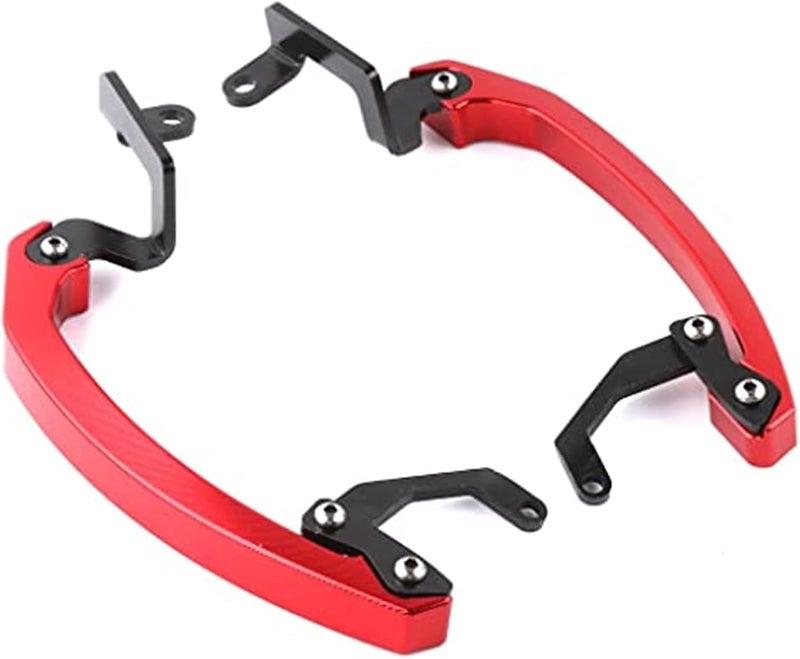 QASULER Motorcycle Rear Passenger Handle Grab Bars for Yamaha MT07 FZ07 - Image 4