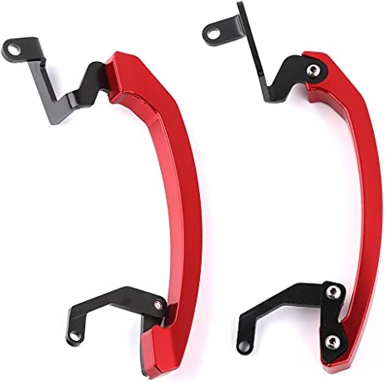 QASULER Motorcycle Rear Passenger Handle Grab Bars for Yamaha MT07 FZ07 - Image 2