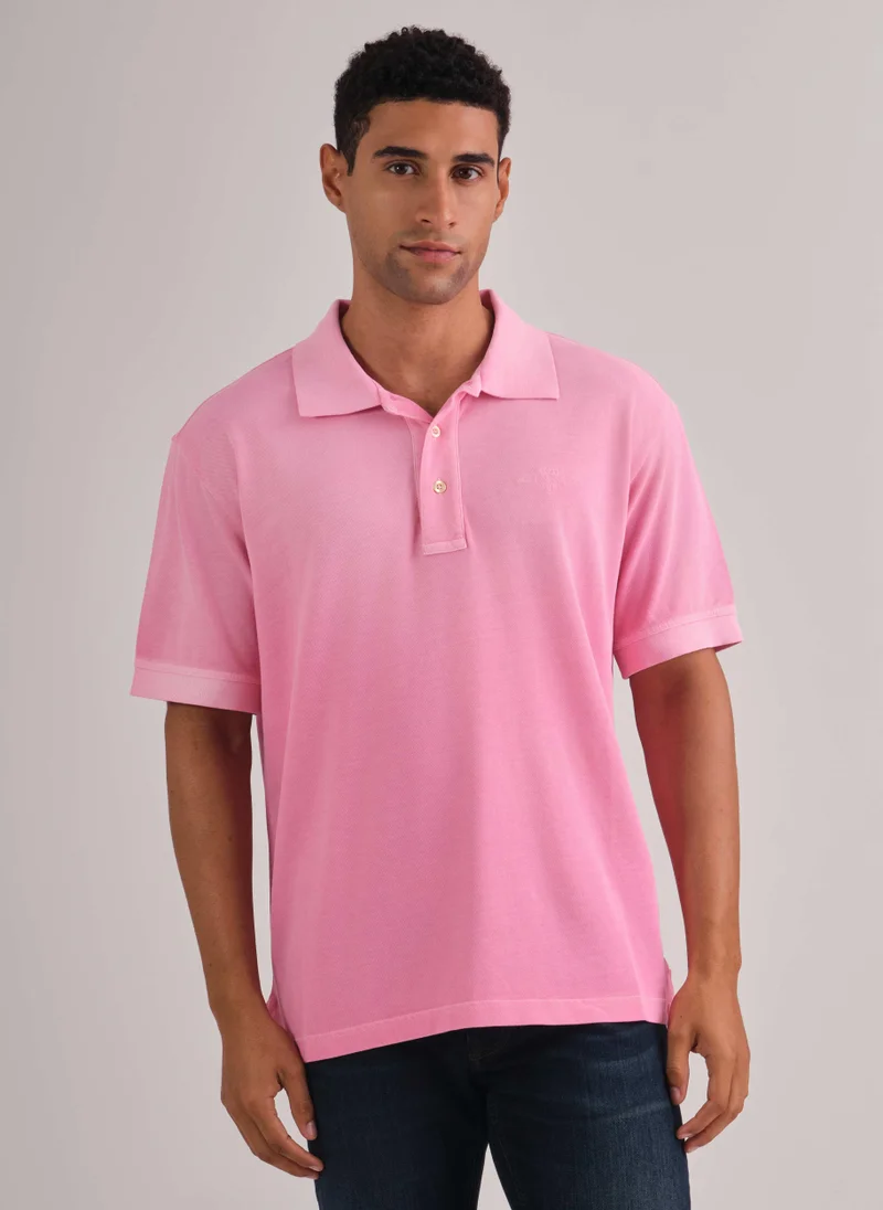 GANT Gant Spray-Dyed Piqué Polo Shirt