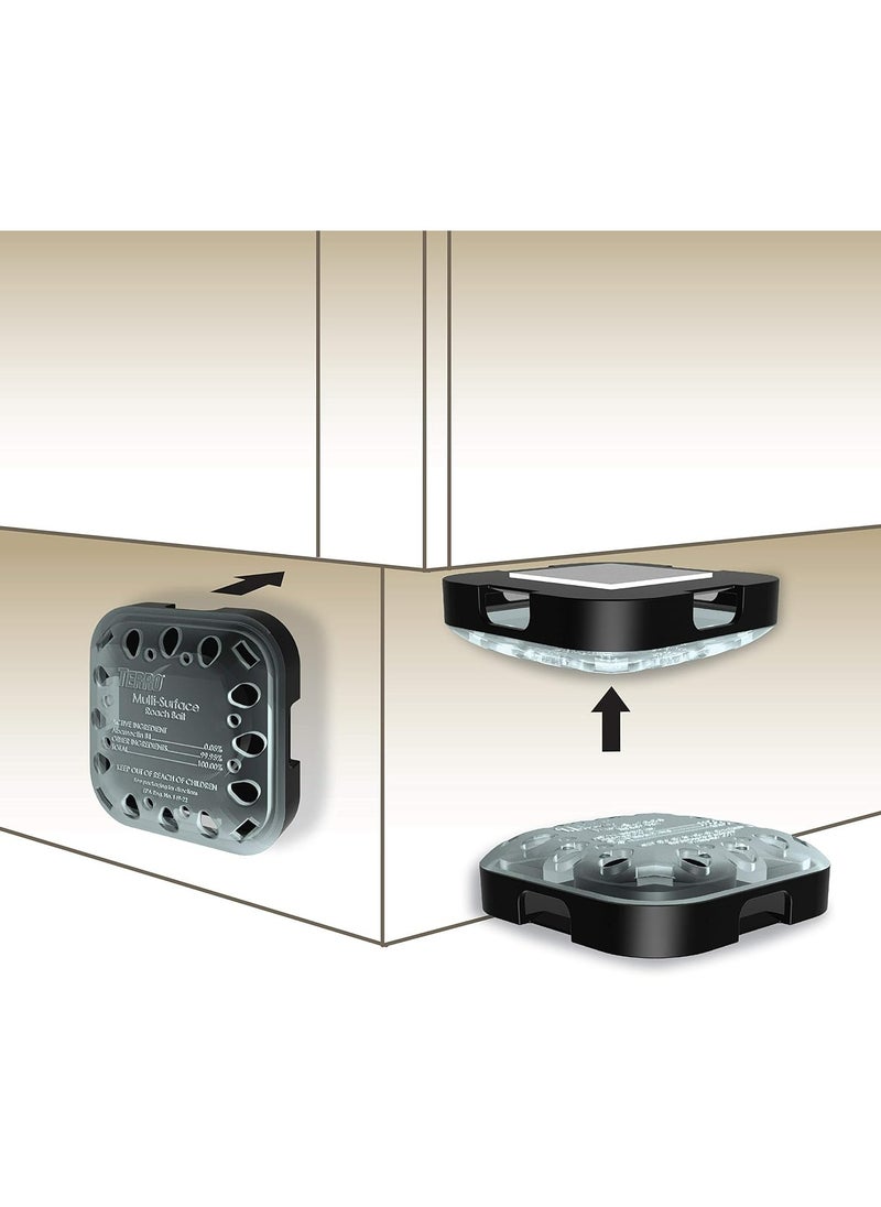Terro - TERRO T500 Indoor Multi-Surface Roach Killing Bait Cockroach Killer - 6 Bait Stations, Black - Image 1