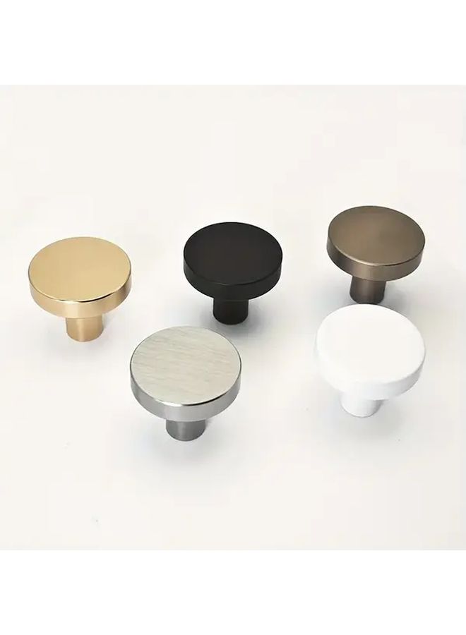 10 Pcs Drawer Handles Furniture Hardware Wardrobe Pulls Brushed Door Knobs Golden Aluminum Alloy Minimalist Style For Upgraded Furniture - Image 2